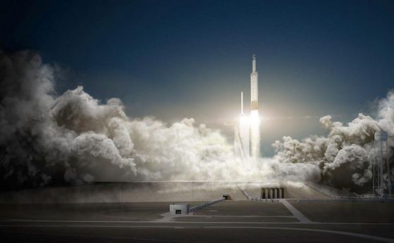 Обявиха датата на първия старт на ракетата, която ще лети до Марс, Falcon Heavy