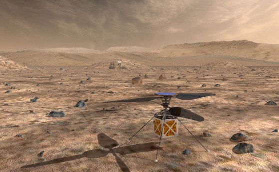 НАСА ще изпрати хеликоптер на Марс през 2020 г. (видео)