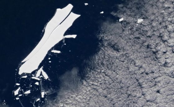 Най-големият антарктически айсберг загива близо до екватора