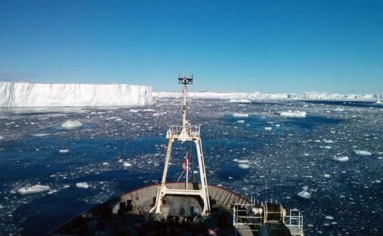 Откриха вулканичен източник на топлина под ключов антарктически ледник