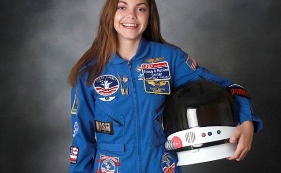Млада американка се подготвя да лети до Марс от 3-годишна