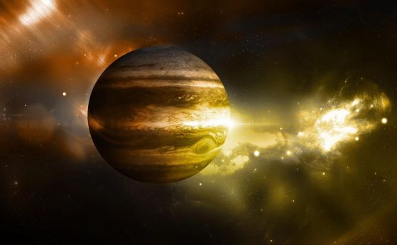 Младият Юпитер е "изоставал в развитието си" 
