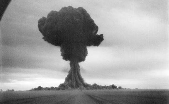 На 29 август 1949 г. е изпитана първата съветска атомна бомба