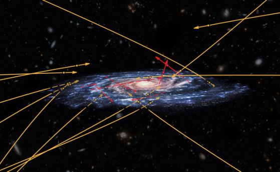 Gaia забеляза звезди, долетели от други галактики