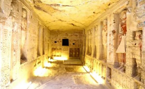 В Египет откриха уникална гробница в непокътнати цветове и статуи на 4400 години