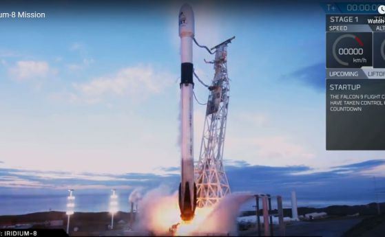 SpaceX стартира първата си мисия на годината и последната за клиента Iridium (видео)