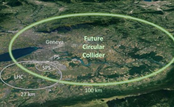ЦЕРН планира 10 пъти по-голям адронен ускорител в търсене на нова физика (видео)