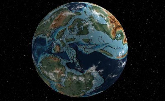 Каква е била Земята преди милиони години показва интерактивна карта