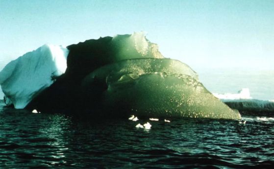 Някои айсберги са изумрудено зелени и сега знаем защо (видео)