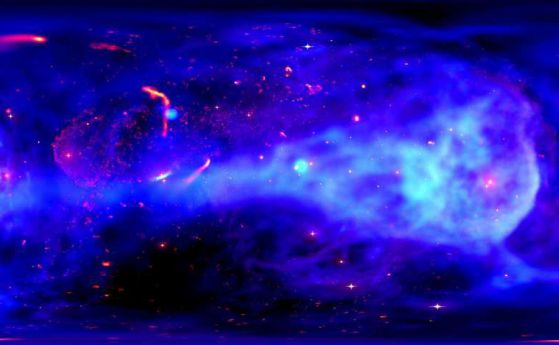 360-градусово видео ви поставя в центъра на галактиката Млечен път