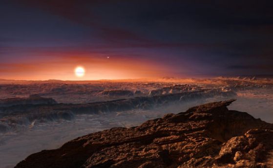 Proxima b в орбита на звездата Proxima Centauri