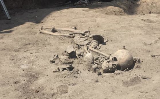 Находка на годината: Скелет на 8000 години в кв. Слатина