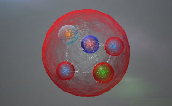 Странният пентакварк се оказа нов вид субатомна „молекула“