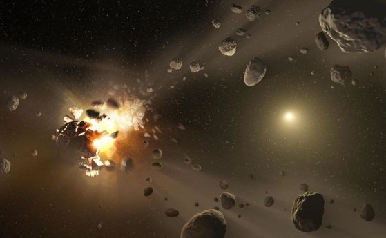 Астероид удари Земята с 5 килотона TNT миналия уикенд