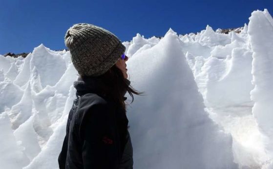 Снежни водорасли обитават ледени шипове на над 4 000 м височина