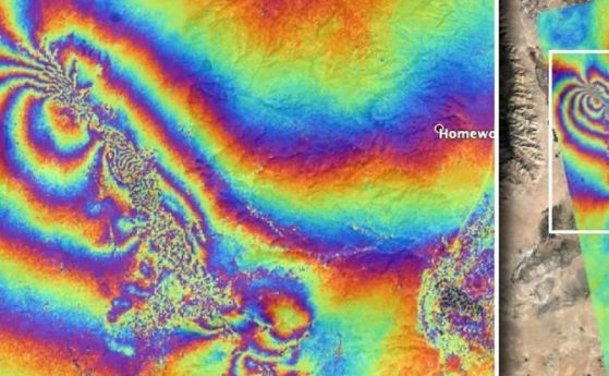 Карти на НАСА разкриват как трусовете в Калифорния променят повърхността на планетата