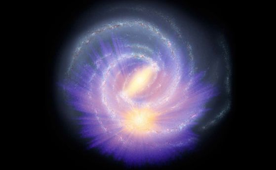 Млечният път е погълнал друга галактика и учените забелязаха останките (видео)