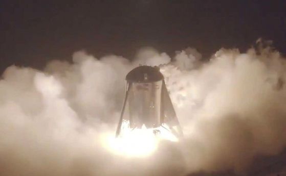 Прототипът на космическия кораб на SpaceX полетя за първи път (видео)