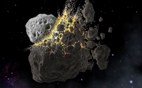 Сблъсъкът на астероиди доведе до ледников период на Земята