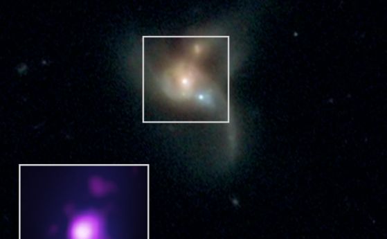 Откриха три свръхмасивни черни дупки, които скоро ще се слеят (видео)