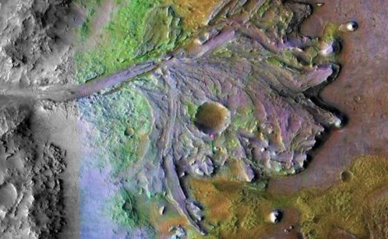 Марсоходът на НАСА ще кацне на място, идеално за намиране на фосили (видео)