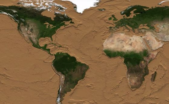 Как би изглеждала Земята, ако океаните пресъхнат - една невероятна симулация на НАСА (видео)