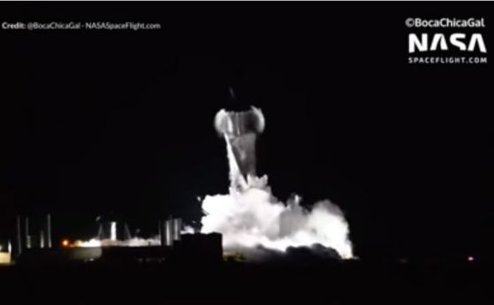 Прототипът на SpaceX Starship SN1 се взриви при изпитание (видео)