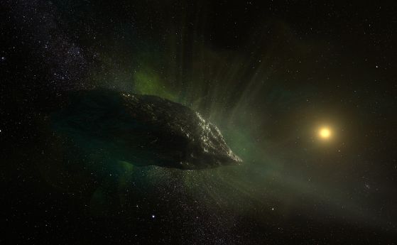 Първата междузвездна комета има необичаен състав