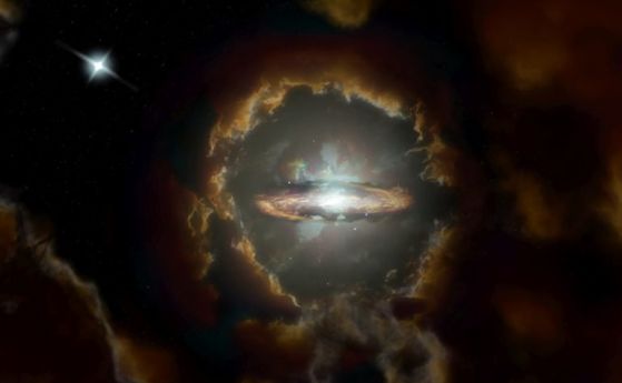 Открита е „невъзможна“ древна дискова галактика (видео)