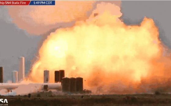 Прототипът на Starship на Илън Мъск избухна по време на тест