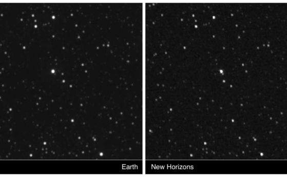New Horizons изпрати снимки на съседни звезди като част от програмата Parallax
