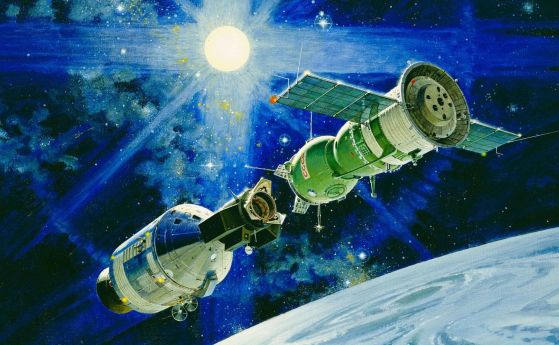 На 15 юли 1975 г. от Байконур и от Кейп Канаверал стартираха "Союз-19" и "Аполо", за да се скачат за първи път (видео)