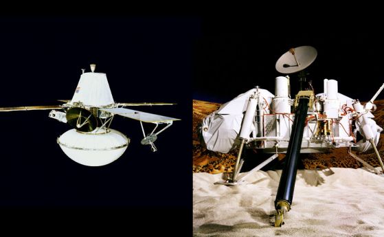 През 1976 г. на Марс каца Viking 2 и изпраща първите цветни снимки от Червената планета