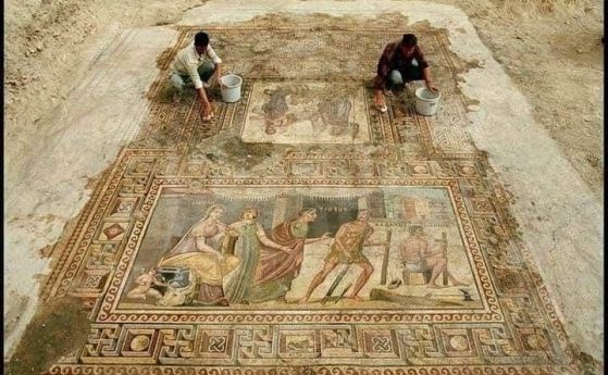 Идеално запазени гръко-римски мозайки са открити в Турция