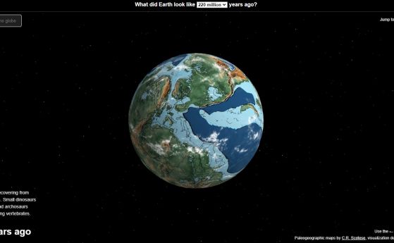Интерактивна карта показва как се е променила Земята от преди 750 млн години до днес