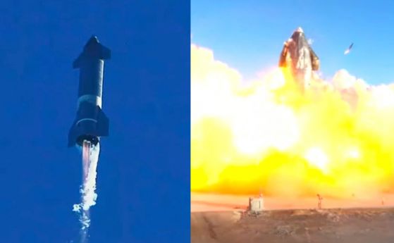 Starship: Епичен тестов старт и експлозивно кацане. Мъск: "Марс, идваме!" (видео)