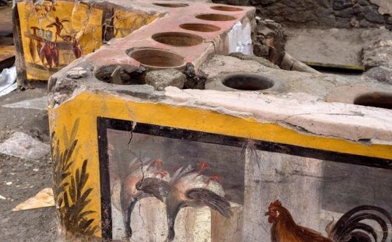 Невероятна находка в Помпей показва каква е била бързата закуска на римляните (видео)