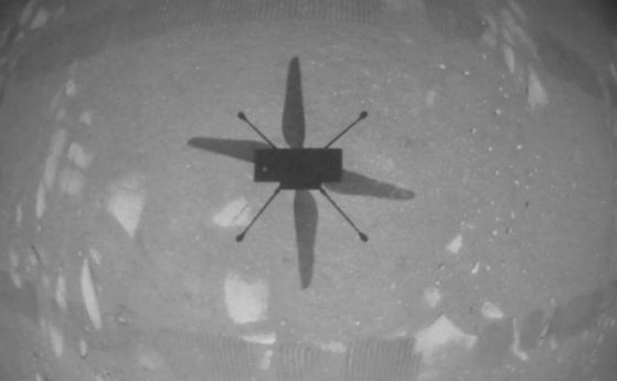 Първият успешен полет на хеликоптер на Марс