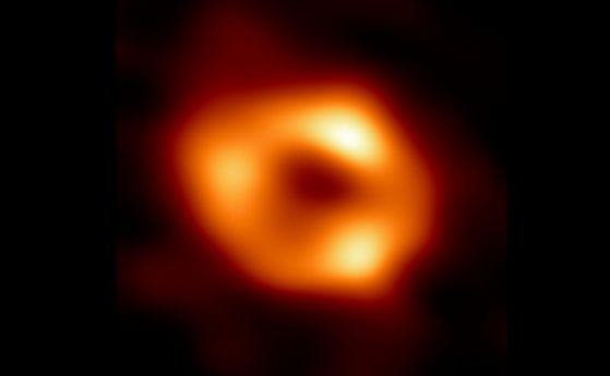 Първото изображение на свръхмасивната черна дупка в центъра на Млечния път (видео)