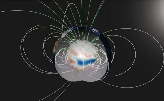 Открити са магнитни вълни, които обикалят около земното ядро