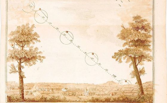На 3 юни 1769 учените наблюдават рядко преминаване на Венера пред слънчевия диск
