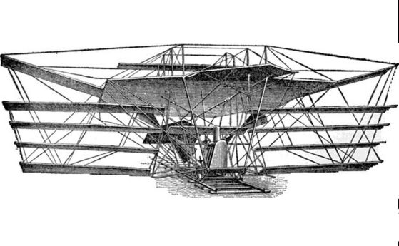 На 18 юни 1894 г. в Англия се издигна самолет с парен двигател
