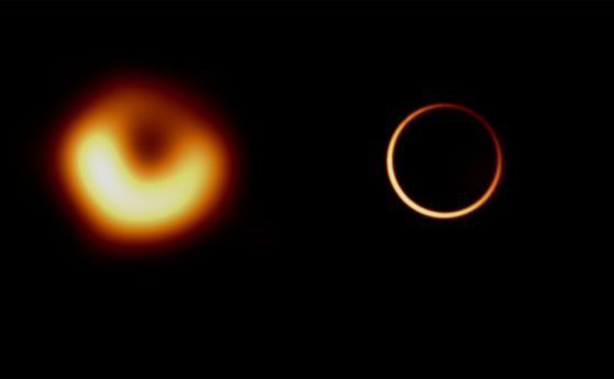 Физици оспорват откритието на "фотонен пръстен" около първата заснета черна дупка