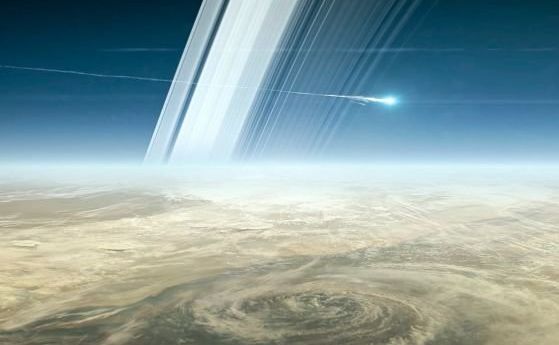 15 септември, 2017: Големият финал на сондата "Касини" в облаците на Сатурн