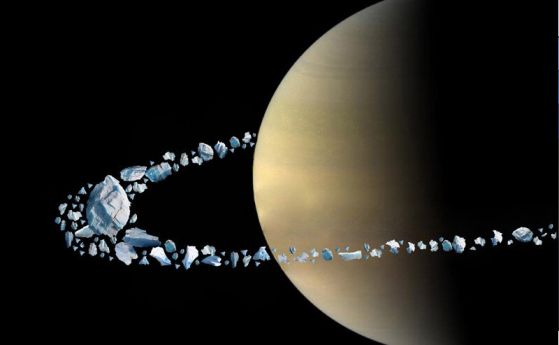 Пръстените на Сатурн са от негова по-ранна луна, Хризалис
