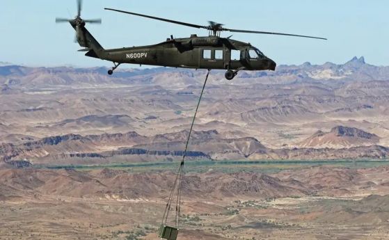 Безпилотен военен хеликоптер прелита 134 км в тестова мисия