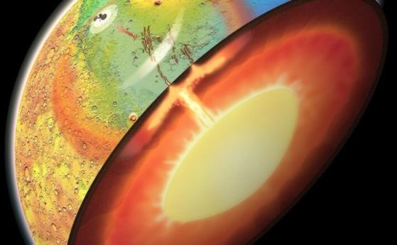 Марс е геоложки жив! Магма се издига под повърхността му