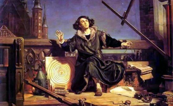 Коперник. Беседа с Бог. Картина на Ян Матейко, 1872.