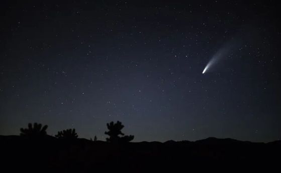 Приближаваща се комета ще свети по-ярко от звездите в небето