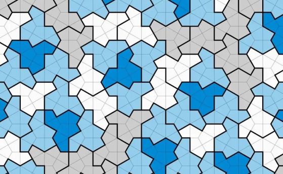 Пробив в геометрията: Непериодична мозайка с еднакви плочки (видео)
